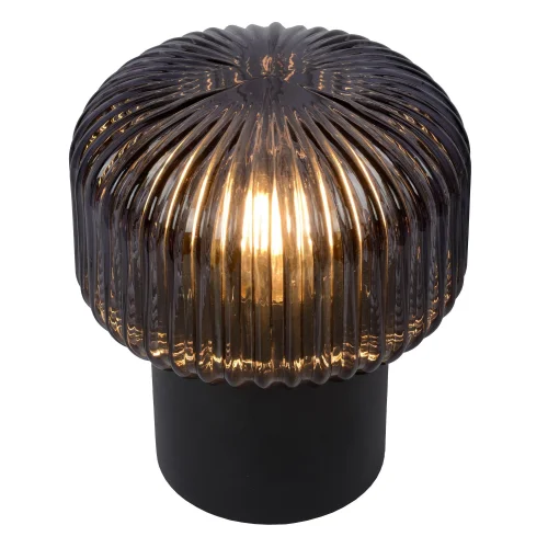 Настольная лампа Jany 78595/01/30 Lucide чёрная 1 лампа, основание чёрное металл в стиле современный винтаж  фото 3